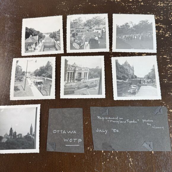 Maryland Teacher Magazine Original Photos 1950 Ottawa WOTP Teaching Professionls - Picture 1 of 11